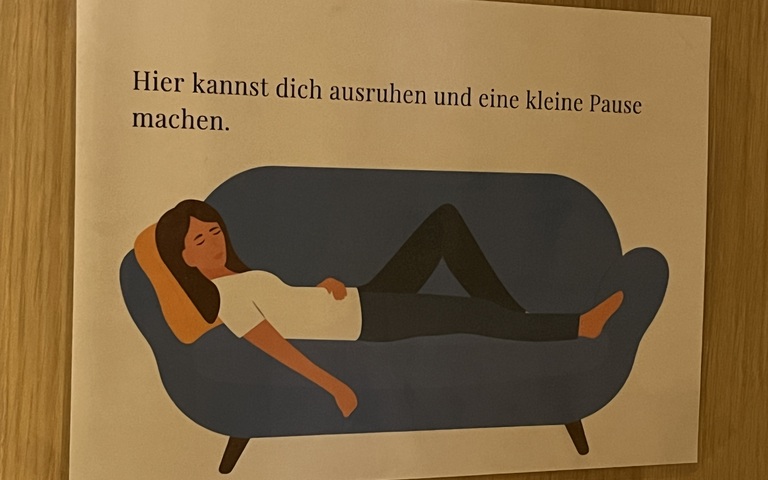 Hier kannst du dich ausruhen