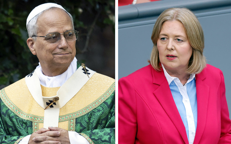 Papst Leo Bärbel Bas